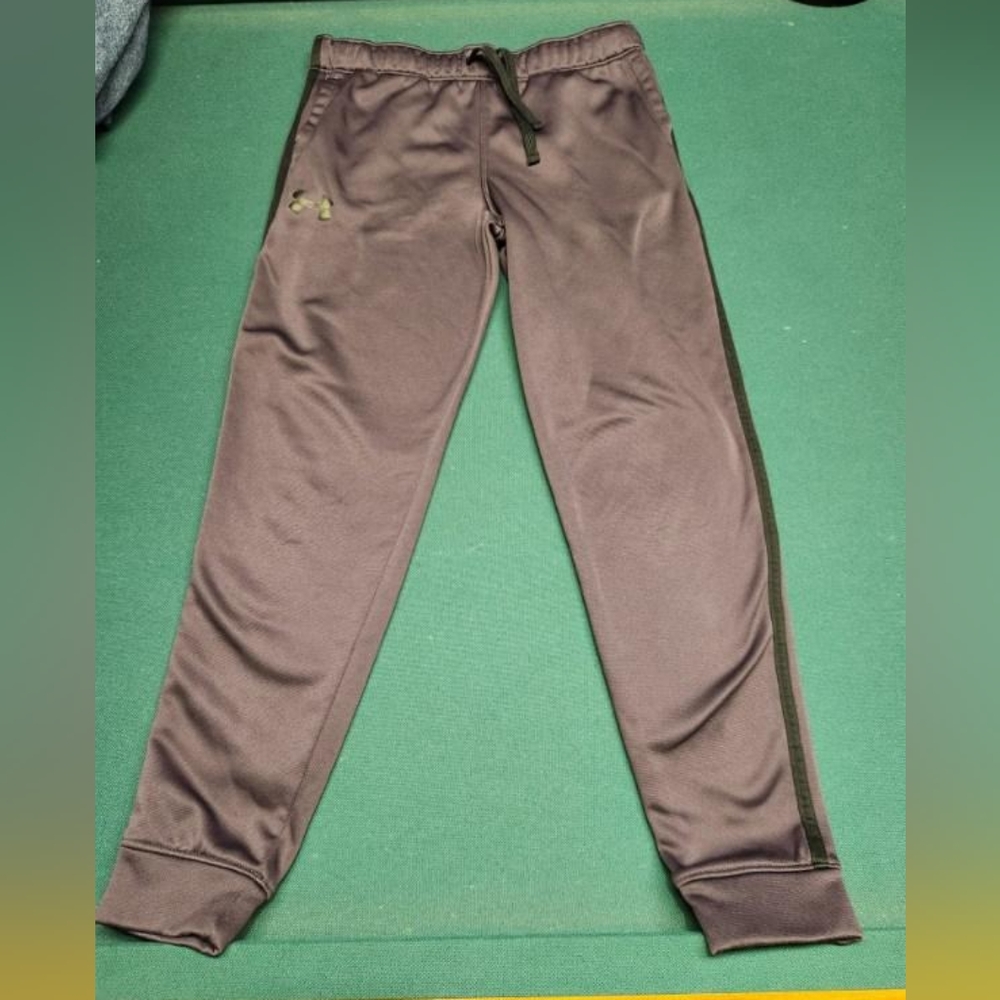 Youth Large Dark Purple Under Armour Loose Fit Coldgear Sweatpants
